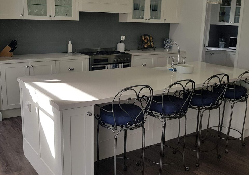 A domestic kitchen